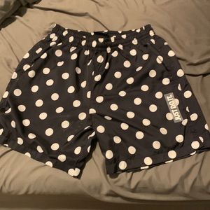 Nike woven polka dot shorts